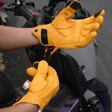 1Pc Winter Warmth Motorcycle Gloves Full Finger Touch Screen Motocross Riding Gloves Motorbike Men's And Women's Gloves Motorcycle Accessories Rider Gift - A - View 7