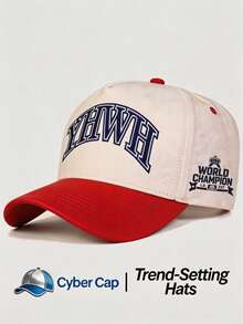 1pc Women's "YHWH" Trucker HatAdjustable Design Stylish Embroidered Five-Panel Cap Perfect For Casual Wear, Parties Travel - Multi-color - View 11