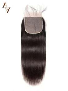 ARABELLA 5x5 Skin-Like Transparent Straight Lace Frontal Closure 100% Human Hair Frontal Smoothly Without Tangles Pre Plucked Natural Color For Women Casual Styles - SNatural - View 2