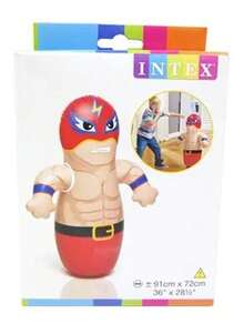 Muñeco Ilable Punching Bag Luchador Para Niño - Negro - Ver 2