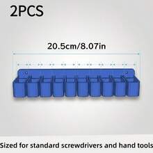 Wall‑Mounted Tool Storage Rack With Multi‑Slot And Stable Buckle Design, For Storing Pliers, Screwdrivers And Various Maintenance Tools, Suitable For Wall‑Mount Arrangement In Workshops, Garages And Home Tool Rooms To Organize All Kinds Of Manual - View 10