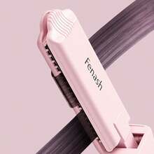 LUYAO Pelurus Rambut Wanita untuk Meluruskan Gaya Rambut, Alat Pelurus Rambut Datar Lebar, Pelurus Rambut Profesional Salon dengan Pengontrol Suhu - Berwarna merah muda - View 2