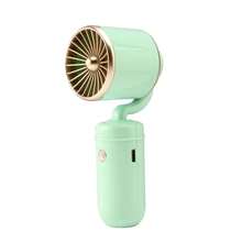 1pc Portable USB Rechargeable Mini Fan, Eyelash Drying Fan For Eyelash Extension, 3 Speed Adjustable Noiseless Handheld Fan, Basic Eyelash Extension Supplies/Air Conditioner Blower - Green - View 12