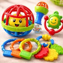 Kit Sensorial Bebê Mordedor E Chocalho Montessori Seguro - diversas - Visão 9