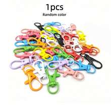 110/330/660pcs Mixed Color Iron Split Rings And Zinc Alloy Rotating Lobster Clasp Hooks, Colorful DIY Handmade Accessories, Suitable For Handicrafts And Keychain Making Projects - Multi-color - View 7