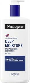 Neutrogena Deep Moisture Body Lotion Pump 400Ml Dry Skin - deep moisture - View 1