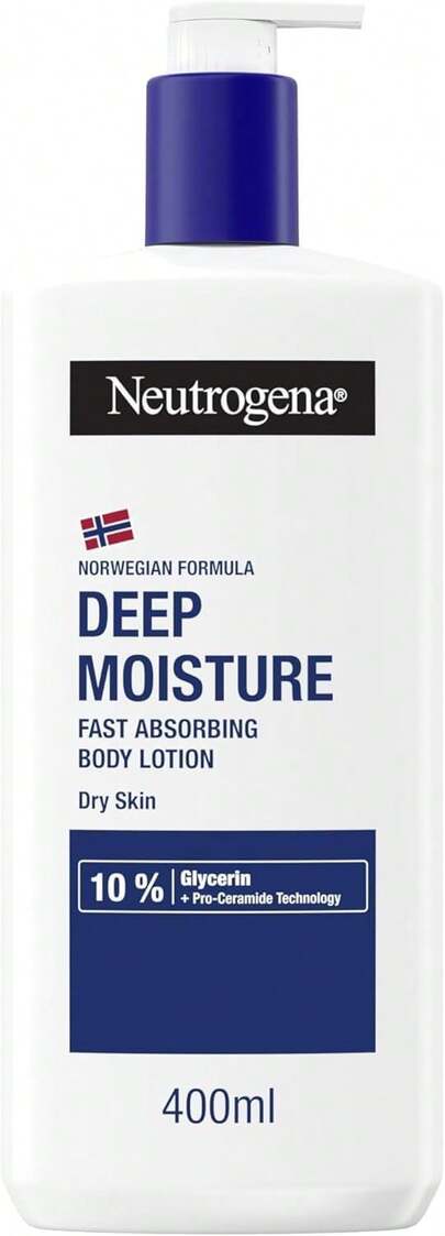 Neutrogena Deep Moisture Body Lotion Pump 400Ml Dry Skin
