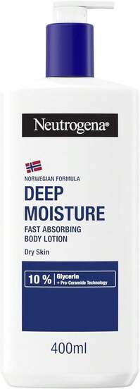 Neutrogena Deep Moisture Body Lotion Pump 400Ml Dry Skin