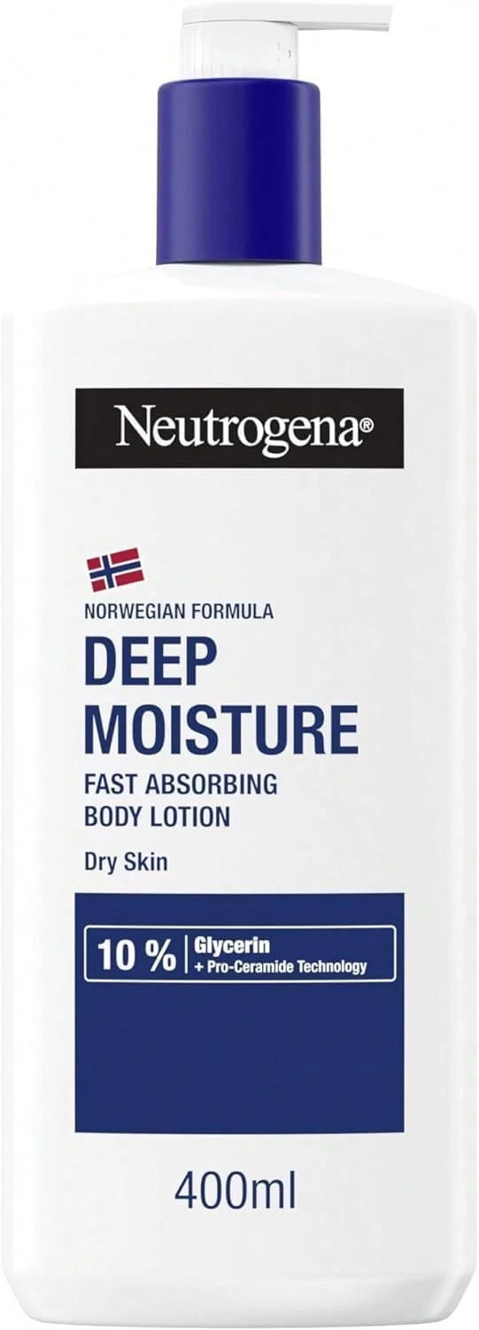Neutrogena Deep Moisture Body Lotion Pump 400Ml Dry Skin - deep moisture - View 1