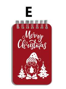 New Christmas Theme Mini Loose-Leaf Notebook - Portable Pocket Size, Suitable For Writing, Memo, Diary, Study And Office, Thoughtful Gift For Teachers On Teacher's Day, Also Great Gift For Graduation, Birthday, Back To School Essential, Back To School Season, Back To School Must-Have, Christmas Gift (Mini Size) - Multicolor - View 12