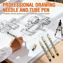 Fine Liner Pens - 6/9/12 Pack Multi-Function Black Fine Tip Pens With 12 Tip Sizes To Choose From, Ultra-Fine Needle Pen Set, Suitable For Detailed Drawing, Sketching And Writing - Perfect Choice For Artists And Hobbyists, Architectural Drafting And Woodworking Marking Pens - Multifunctional Fine-line Pen - View 9