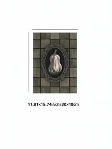 1pc Frameless Rustic Fall Pumpkin Botanical Wall Art Dorm Gift - Multi-color - View 14
