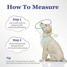Pet Elizabeth Collar (For Dogs), Soft & Breathable Dog Neck Collar, Anti-Licking Protective Collar, Adjustable, Suitable For Post-Surgery Protection - View 5