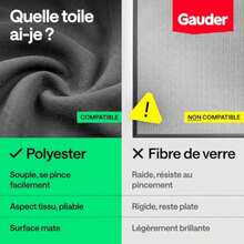 Bande auto-agrippante adhésive, moustiquaire fenêtre (12 m) | Fixation forte, ruban adhésif transparent en polyester pour filet - couleur comme sur la photo - Voir 3