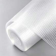 1 Roll EVA Shelf Liner, Washable & Easy To Cut, Waterproof, Oil-Proof & Stain-Resistant, Non-Slip Refrigerator Drawer Liner, Freezer Cover Mat, Cabinet Liner, Household Kitchen Supplies, Decorative & Durable, Non-Adhesive Shelf Liner - A - View 2
