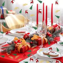 The Grinch 500PCS Christmas Confetti Set – Mixed Paper Sprinkles For Table Scatter, Gift Wrap, & Artificial Tree Decor, Festive Holiday Party Supplies - Multicolor - View 3