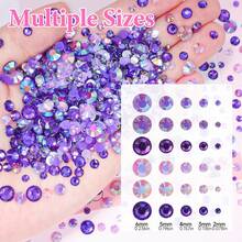 30g Multiple Colors Jelly Flatback Rhinestones Bedazzling Kit, 2-6mm Resin Rhinestones Gems For Crafting, Bedazzler Gems For Nails Face Eyes Makeup Bottles Shoes DIY Crafts - 2-6mm - View 6