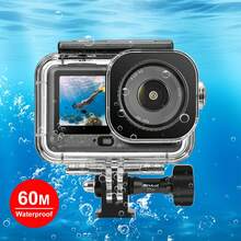 For Osmo Action 6 PULUZ 60m Waterproof Diving Housing Case With Invisible Adapter & Long Screw (Transparent) - View 3