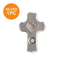LED Jesus Cross Wall Light, Home Decor Cross-Shaped Wall Lamp, Rechargeable Magnetic Motion Sensor Wall Light, 3 Colors Dimmable, Battery-Powered, Suitable For Halloween, Christmas, Thanksgiving, Wedding Birthday Party Signs, Easter Decorations - Multicolor - View 18
