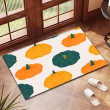 Cute Pumpkin Print Pattern Drainage Mat/Absorbent Mat/Drying Mat For Coffee Machine And Tableware - Absorbent Polyester Tabletop Protector With Rubber Non-Slip Backing, For Kitchen Countertop Decoration - Home Bar And Dining Table Placemat - Multicolor - View 4