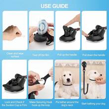 Cat & Dog Bathing Restraint Suction Cup Pet Grooming Clipper Trimming Blow Dry Leash Dog Grooming Table Tether Pet Supplies - View 3