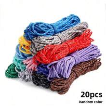 10m Paracord Rope, Used For Making Bracelets And Necklaces, Colorful Braided DIY Projects, Small Jewelry Keychains And Bag Charms, Keychain Making Materials - Polka Dot Pattern - View 25