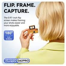 Kamera Mini dengan Layar Lipat Definisi Tinggi, Kamera dengan Kartu SD 32GB, Perekaman HD 1080p, Layar Lipat 0,97 Inci, Perekaman Suara, Pencahayaan Tambahan, 21 Filter, Desain yang Dapat Dipakai. Hadiah Paling Cocok untuk Diberikan Sebagai Kado. - View 7