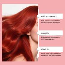 Hoegoa Hair Care Sets - Red Hair Dye Shampoo+Color Hair Mask - View 6