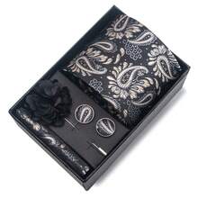 AlanKing 1 Set Men's Tie Set, Suitable For Business Work, Wedding, Banquet Suit Accessories - Multicolor - View 13