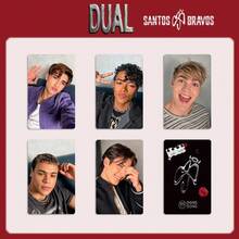 Santos Bravos DUAL Album Merchandise Lomo Photo Card Set, Group Member Photo Collection Cards, Fan Commemorative Support Gift, Fan Collection Merchandise, Christmas Holiday Gift Small Present - Multicolor - View 5