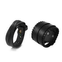 2pcs Casual Business Fashion Bracelet, Suitable For Men's Daily Commute, Sports, Fashion Wear, Exquisite Bracelet Gift For Men - Black - View 8