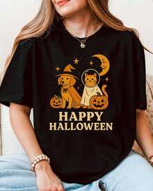 Women T-Shirts - 黑色 - 查看 1