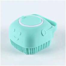 1pc Pet Bathing Brush With Built-In Soap Dispenser, Suitable For Cats And Dogs, Functions As Toothbrush, Dog Brush And Cat Brush - Multicolor - View 13