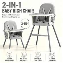 Baby Highchairs & Booster Seats - Grey - View 2