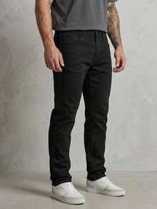 World JSM Silver Men Jeans - Black and White - View 5