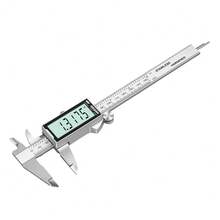 6 Inch 150mm Digital Caliper, Stainless Steel Electronic Vernier Caliper, LCD Display, Mm/Inch Dual Unit Switch, Dust‑Proof & Splash‑Proof, For DIY Craft Mechanical Repair Measurement - Silver - View 7