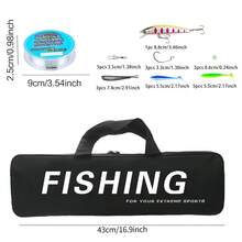 KecchKrezing Medium-Heavy Carbon Fiber Telescopic Straight Handle Fishing Rod 2000 Model Spinning Reel Set, Includes Lures, Fishing Line, Hooks And Carrying Bag, Perfect Gift For Friends, River And Lake Bass Fishing - Green - View 5