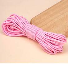 1pc 5yd 2mm Multi-Color Elastic Bead Cord, Stretchable Jewelry String | 2.5" Wide, Soft & Durable, Easy To Knot. Suitable For Keychains, Journal Binding, Bracelet Making Kits, Colorful Accessory Sets - Multiple Styles - View 9