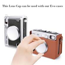 Aluminum Alloy Camera Lens Cap InstaMini Camera Accessory Camera Lens Cover Protective Cap Dust-Proof Protection Against Lens Scratches Easy To Install Portable Single Lens Protective Cover Photography Accessory - View 4