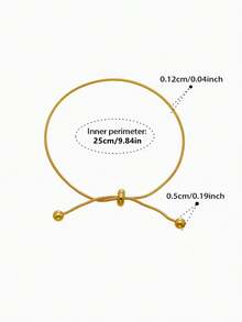 1pc Fashion Snake Chain Stainless Steel Bracelet, Minimalist Versatile Daily Wear, Celebration Party Accessory Lightweight Jewelry Gift For Her Women - Bracelet - View 9