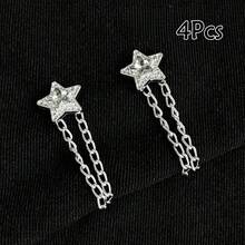 1/2/4pcs Multi-Functional Adjustable Pants Hem Clips, Suitable For Wide Leg Pants, Can Shorten Hem Length, No-Drill Decorative Buckle - Multicolor - View 17