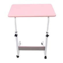 Table d'ordinateur à roulettes - Rose - Voir 6