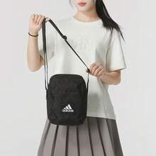 Adidas Unisex Multi-Function One Shoulder Crossbody Bag, Minimalist Versatile Lightweight Sports Casual Bag IT2048 - Black - View 6
