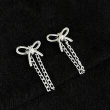 2/4/8pcs Adjustable Chain Pant Leg Clips, Anti-Drag Pant Length Shortener Tool, No Drilling Required, Decorative Clothing Fastener - Multicolor - View 19