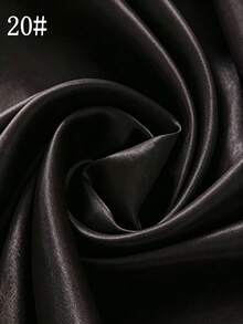 1PC DIY Sedding Cloth Suitable For Weddings And DIY Crafts - Smooth Shiny Polyester, Pre-Cut Design, Machine Washable, Available In White, Black, Red, Pink, Purple, Blue, Green, Available - White - View 14