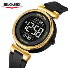 Jam Tangan Digital Pria Populer Model Baru Skmei 2633, Tali PU Asli, Tahan Air, Kronograf, Kalender, dan Jam Tangan Olahraga - Satu-Ukuran - View 12