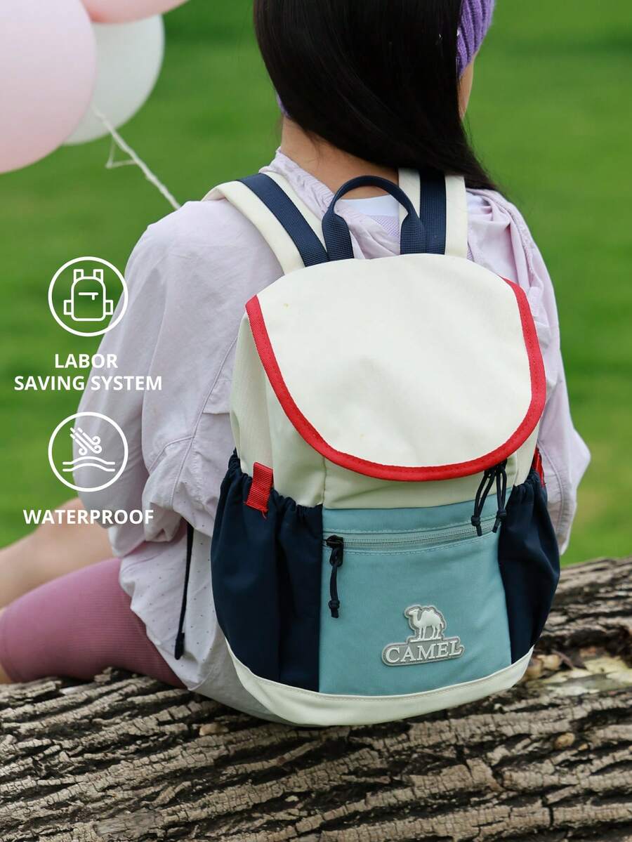 CAMEL CROWN Kindergarten Backpack, School Backpack, Lightweight Outdoor Backpack Suitable For Children And Family Outings - Distant Mountain Blue - View 1