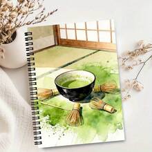 1pc Japanese Style A5 Lined Notebook, Back To School, Student Learning Office Notes, Daily Home Notes, Portable Notebook - A5 lined - View 6