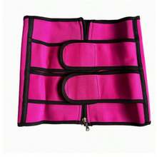 1pc Women's Adjustable Sauna Waist Trimmer, Sweat-Enhancing Waist Compression Wrap For Fitness, Sports And Body Shaping - Multicolor - View 5