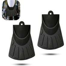 2pcs Bicycle Mudguards Fish Tail Design Bicycle Fenders Road Bike Splash Guard Bicycle Scooter Riding Accessories Universal Mudguards - Black - View 7